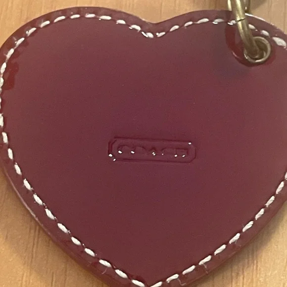 Vintage Coach Gold and Purple Heart Clip Small Picture Holder - Picture 14 of 16